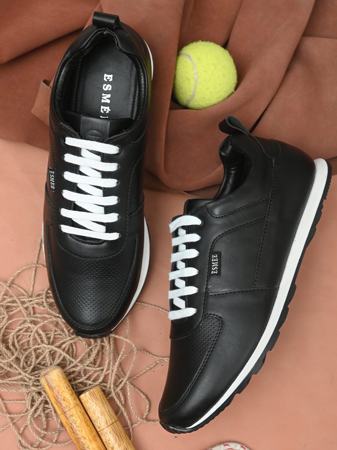 LACE UP CLASSIC SNEAKERS - Z-201 - Black