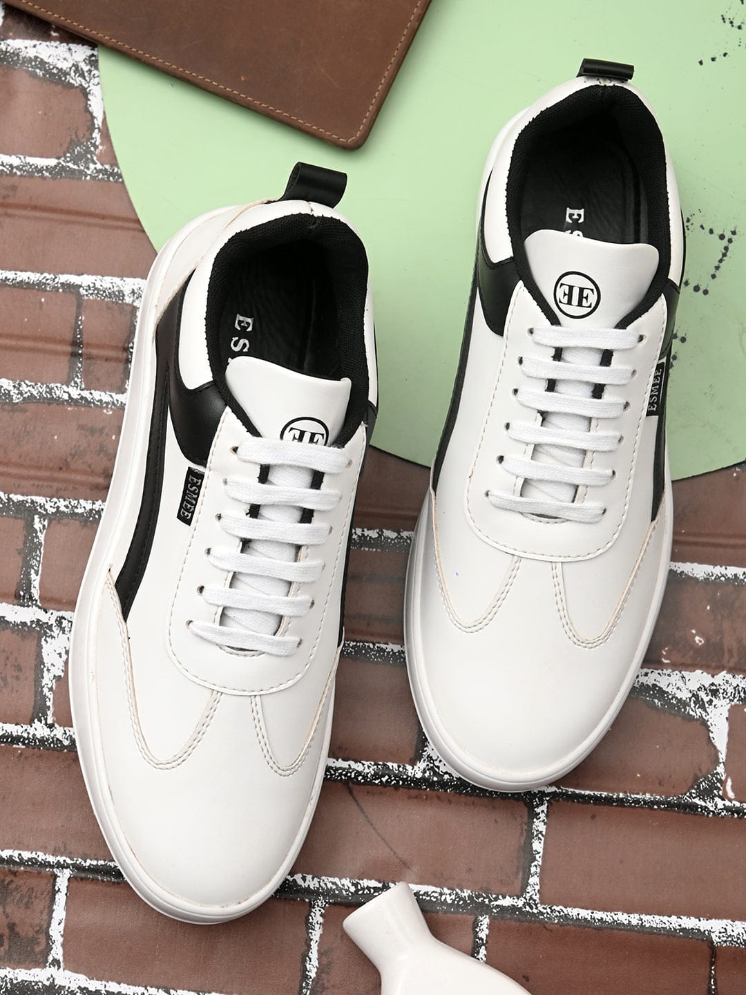 LACE UP COMFORT SNEAKERS SHOES- ES-02 - White