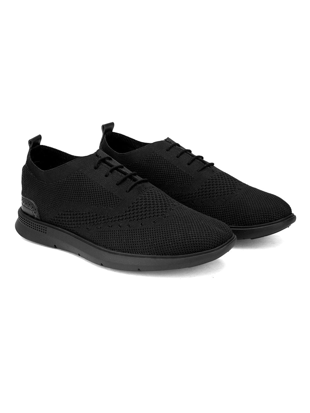 PROKNIT BROGUES LACE-UP SHOES - ANNA  - Black