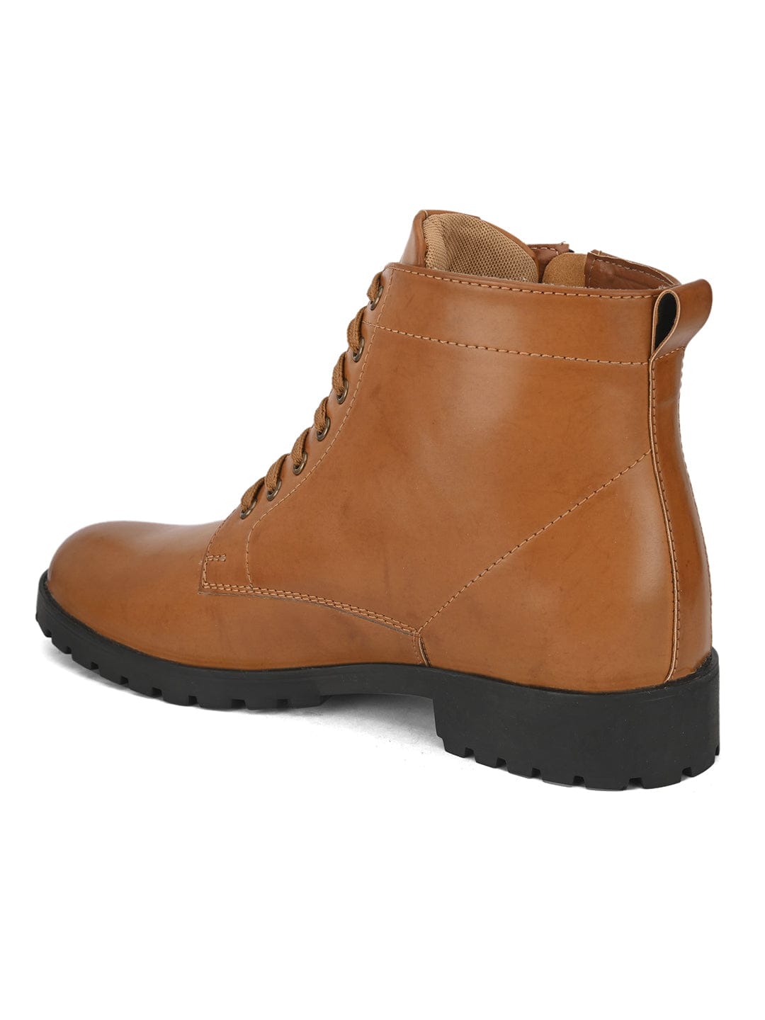 OLIVER ZIP-UP CASUAL BOOTS- Tan