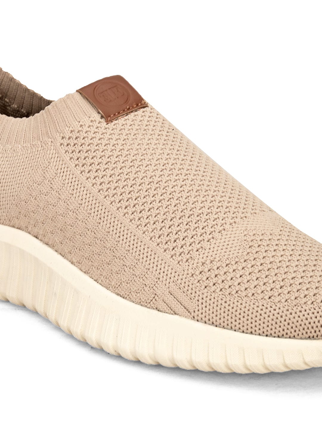 PROKNIT SLIP-ONS RUNNING SPORTS SNEAKERS - B-501- Tan