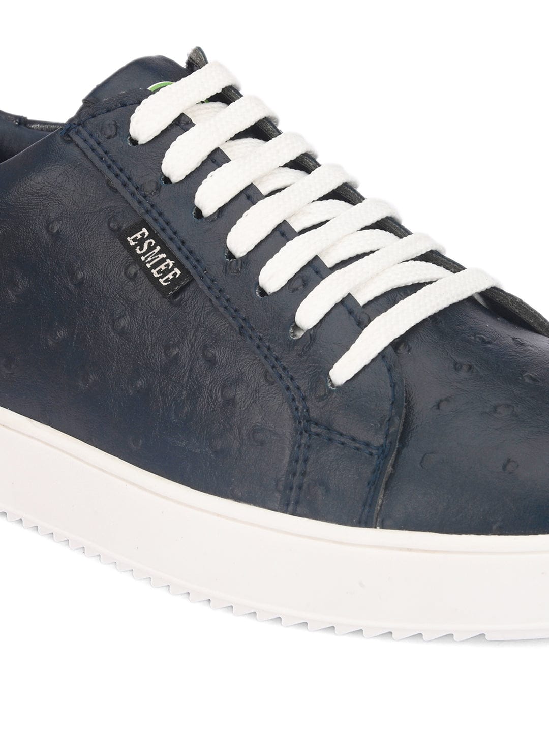 OSTRICH PATTERN SPORTY SNEAKERS SHOES- ES-20- Navy Blue