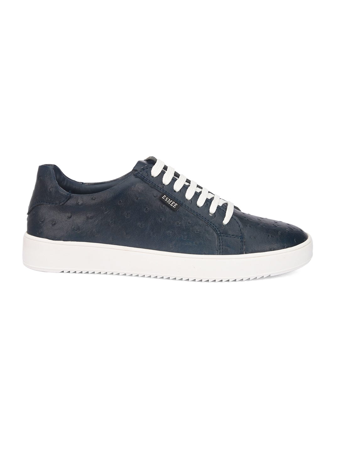 OSTRICH PATTERN SPORTY SNEAKERS SHOES- ES-20- Navy Blue