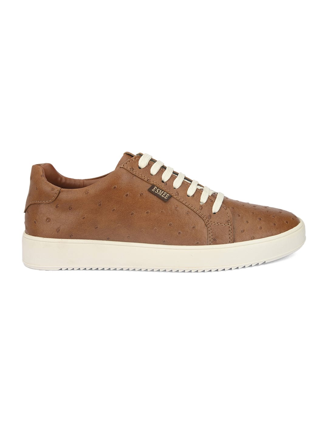 OSTRICH PATTERN SPORTY SNEAKERS SHOES- ES-20 - Tan