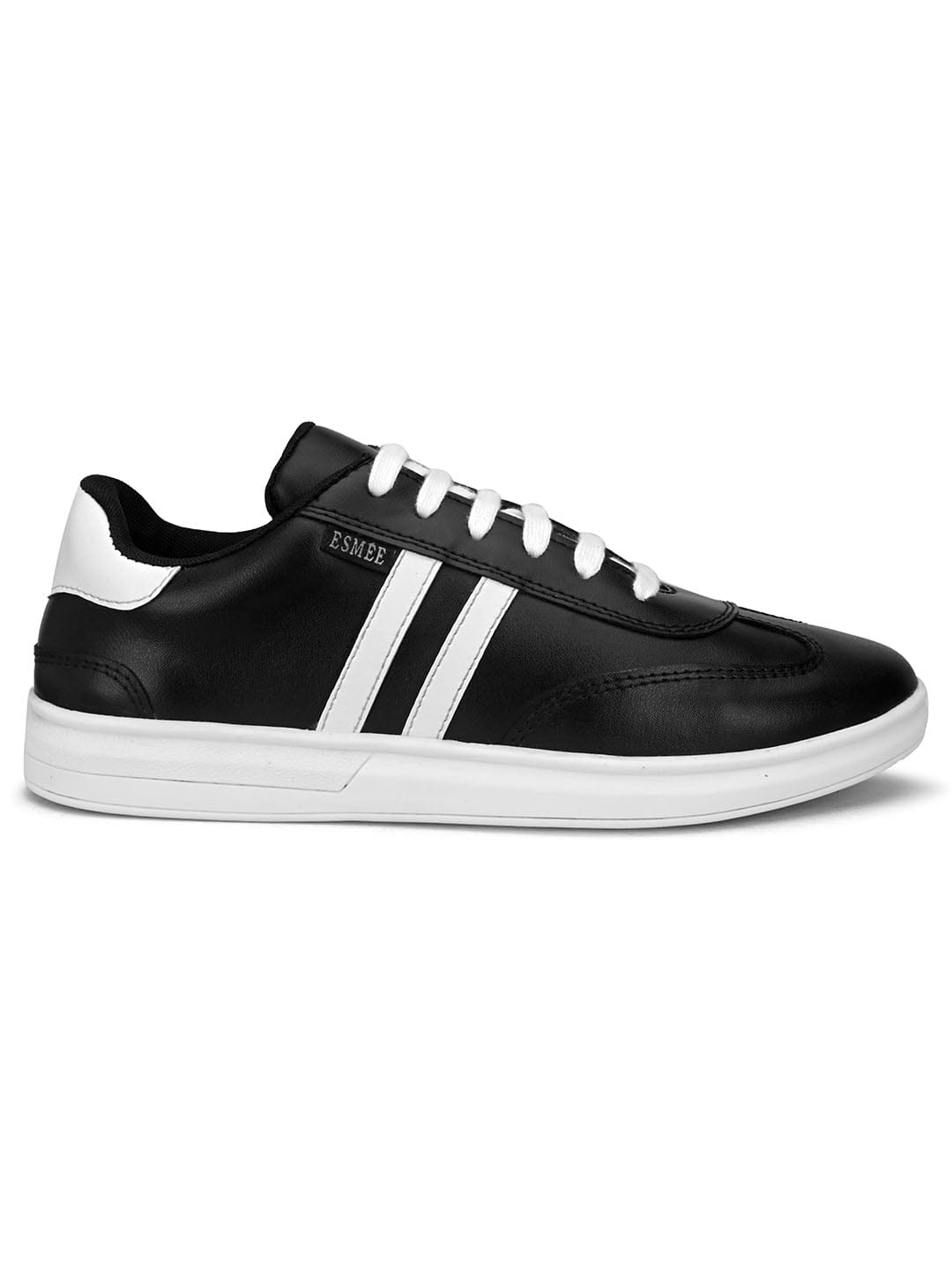 LACE UP CASUAL SNEAKERS-5001 - Black