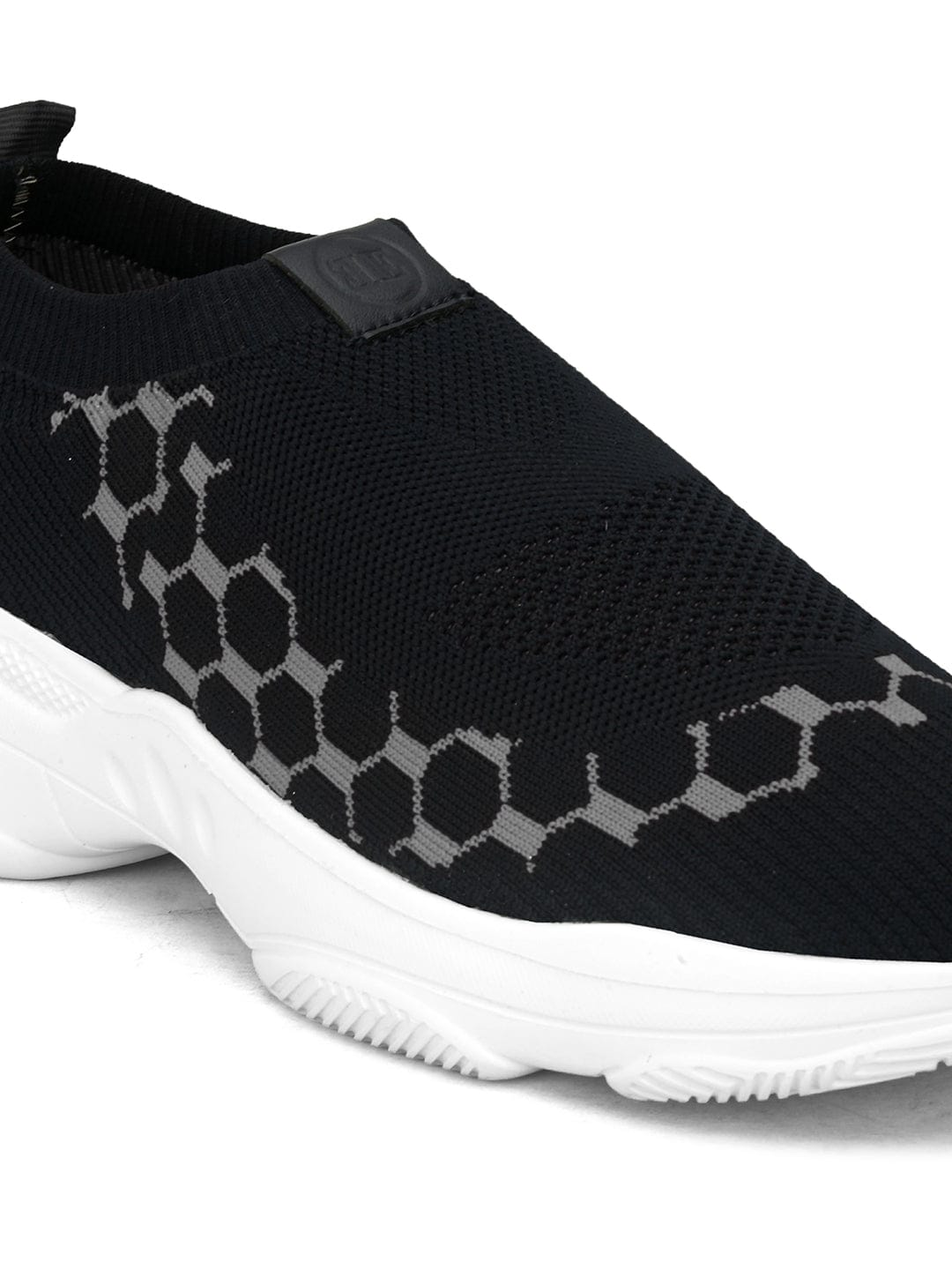 PRONKIT SPORTS SLIP ON RUNNING SHOES- B-503 - Black