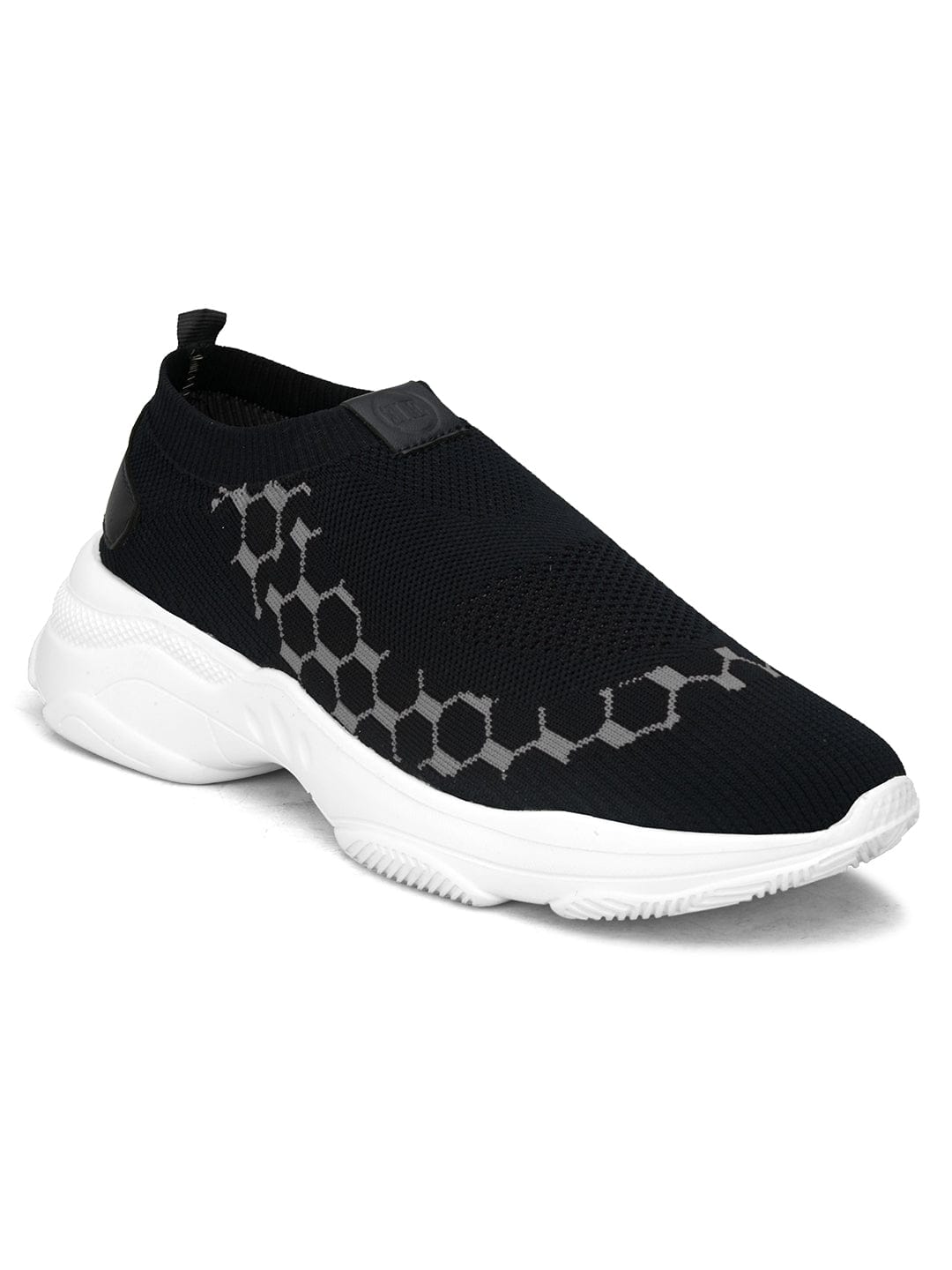 PRONKIT SPORTS SLIP ON RUNNING SHOES- B-503 - Black