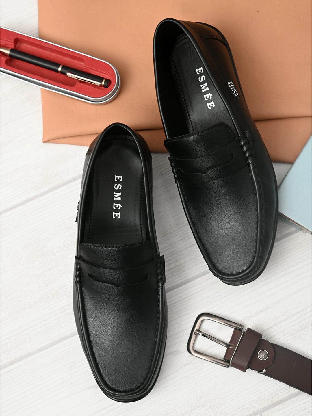 MAPS CASUAL LOAFERS - Black