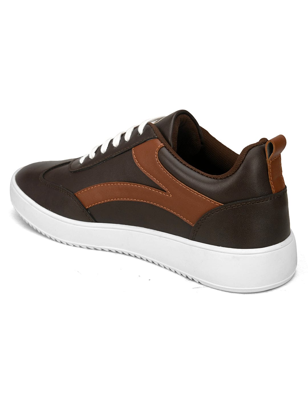 LACE UP COMFORT SNEAKERS SHOES- ES-02 - Brown