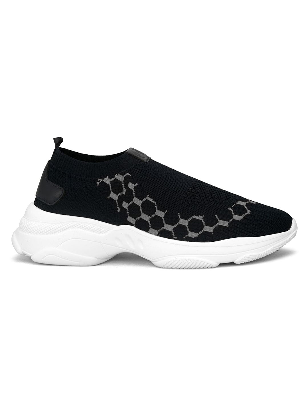 PRONKIT SPORTS SLIP ON RUNNING SHOES- B-503 - Black