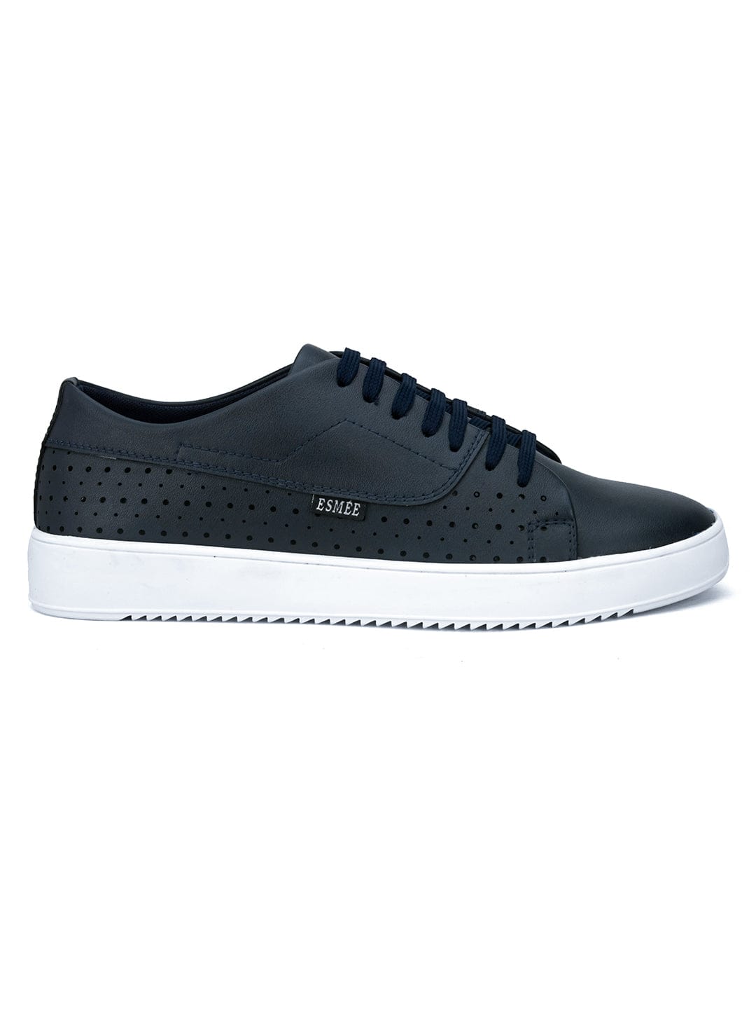 LACE UP  CASUAL SNEAKERS SHOES- ES-15 - Navy