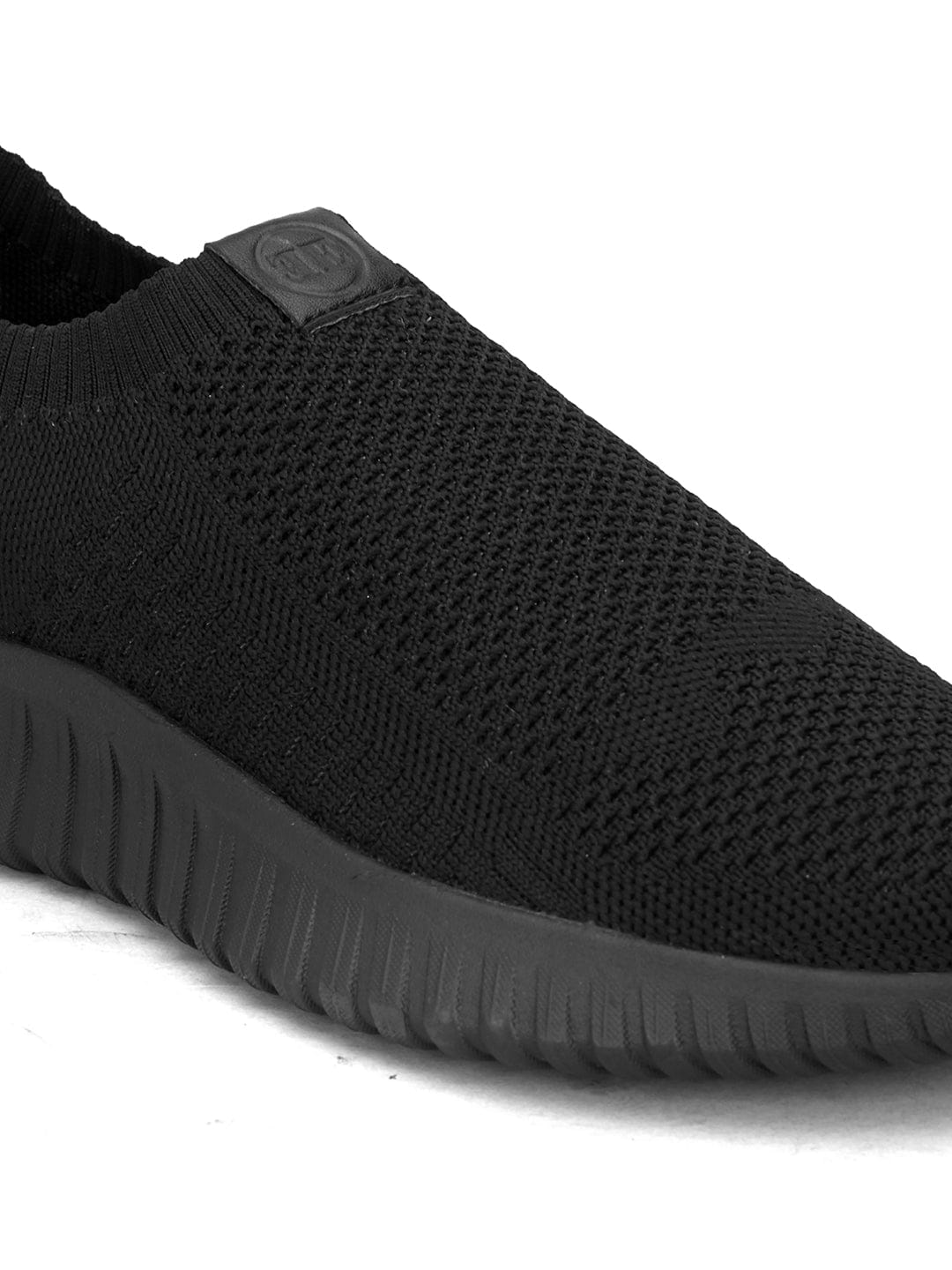 PROKNIT SLIP-ONS RUNNING SPORTS SNEAKERS - B-501 - Black