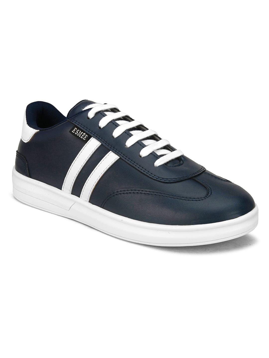 LACE UP CASUAL SNEAKERS-5001 - Navy