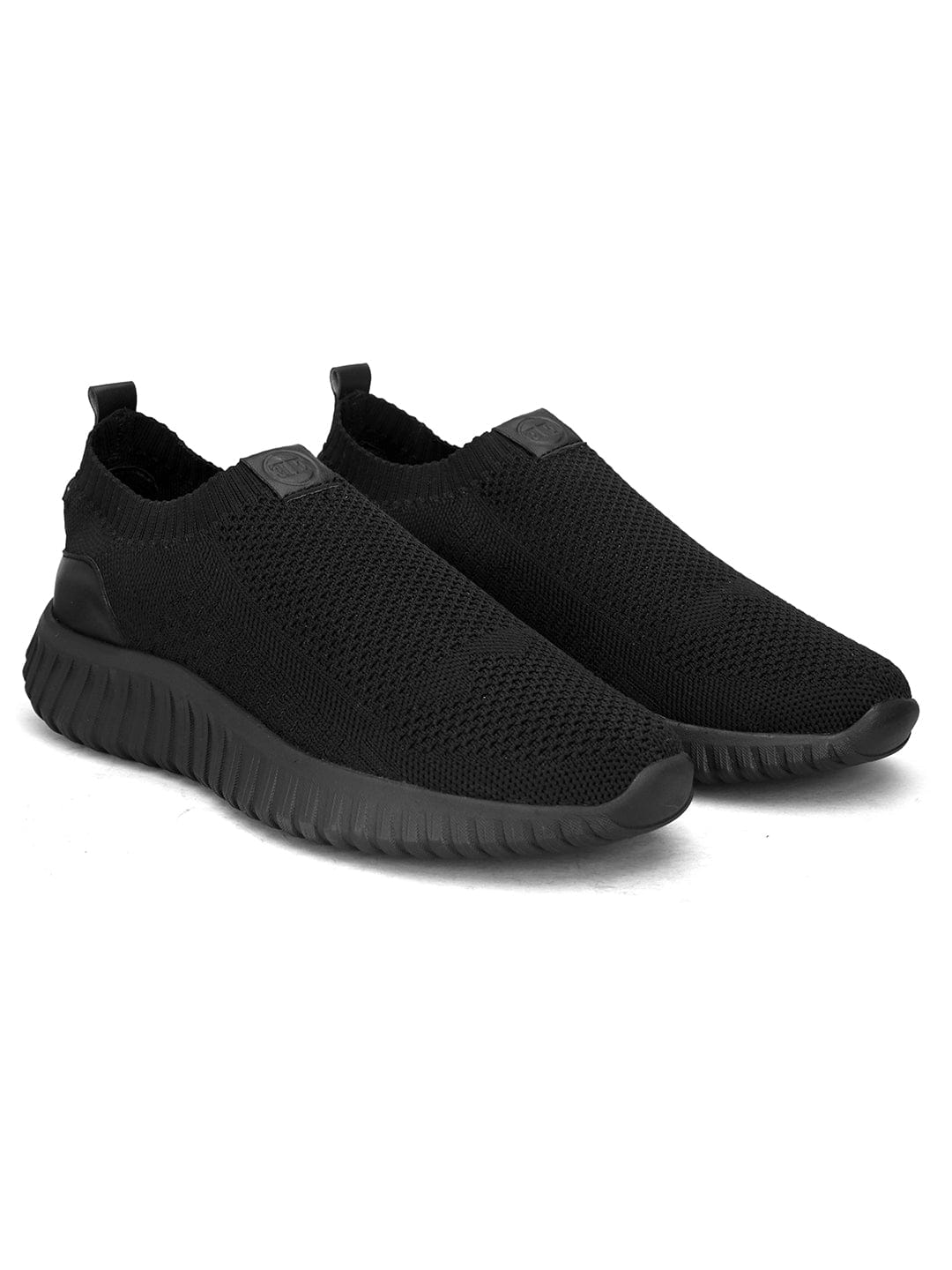 PROKNIT SLIP-ONS RUNNING SPORTS SNEAKERS - B-501 - Black