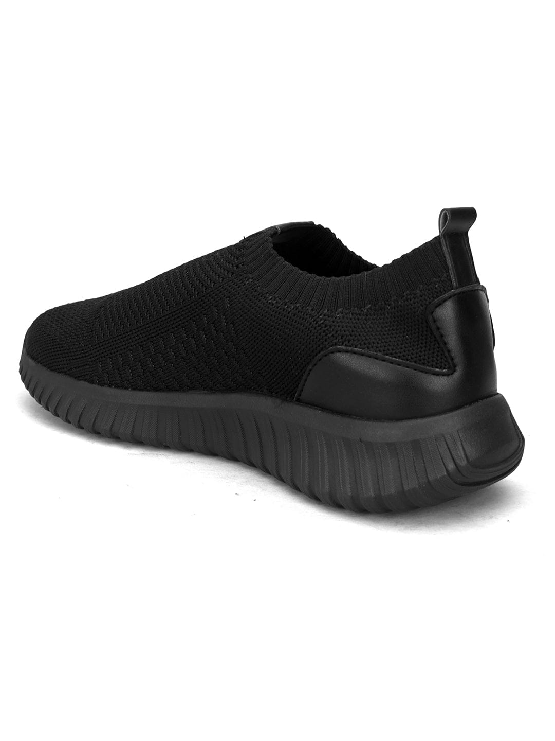 PROKNIT SLIP-ONS RUNNING SPORTS SNEAKERS - B-501 - Black