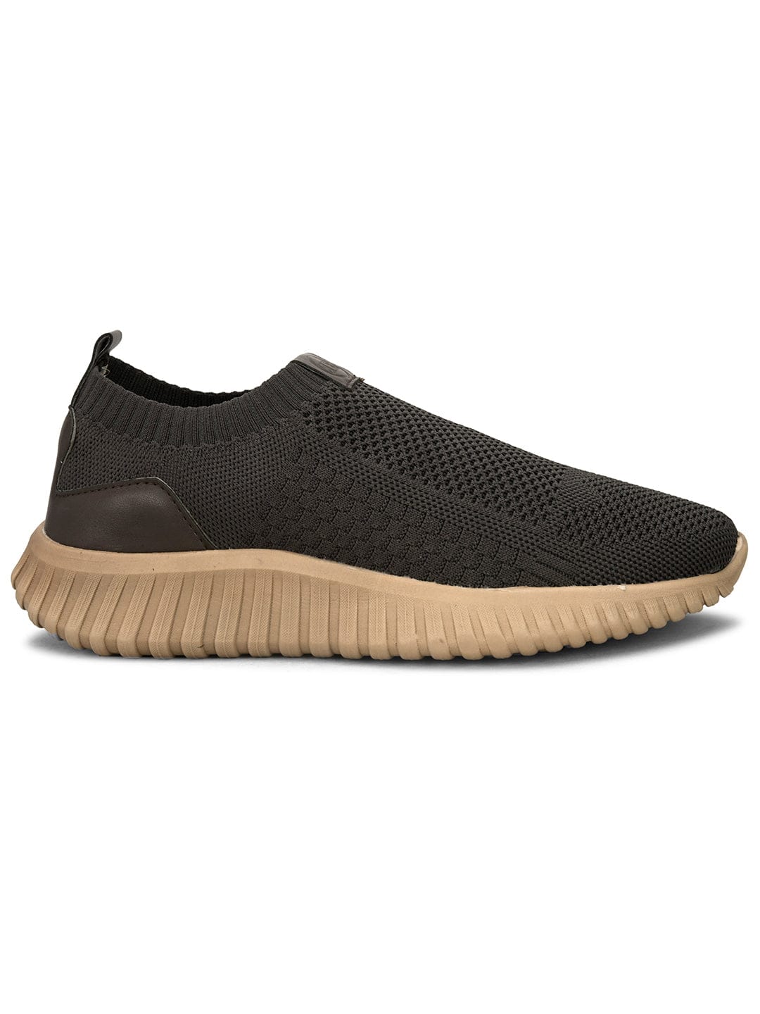 PROKNIT SLIP-ONS RUNNING SPORTS SNEAKERS - B-501 - Brown